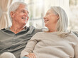 © Kirsten D/peopleimages.com - We still have so much to laugh about. Shot of a senior couple relaxing at home.