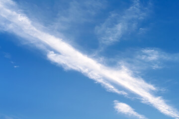 Wall Mural - Clouds sky background white blue vast space patterns