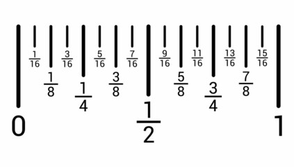 fraction number line in mathematics