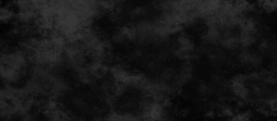 Wall Mural - Beautiful grey watercolor grunge. Black marble texture background. abstract nature pattern for design. Border from smoke. Misty effect for film, text or space. Vector illustration. Black grey clouds