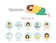 Infographic Of What You Can Do When Be Depression