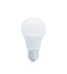 LED light bulb isolated on white background, Energy efficient light bulb