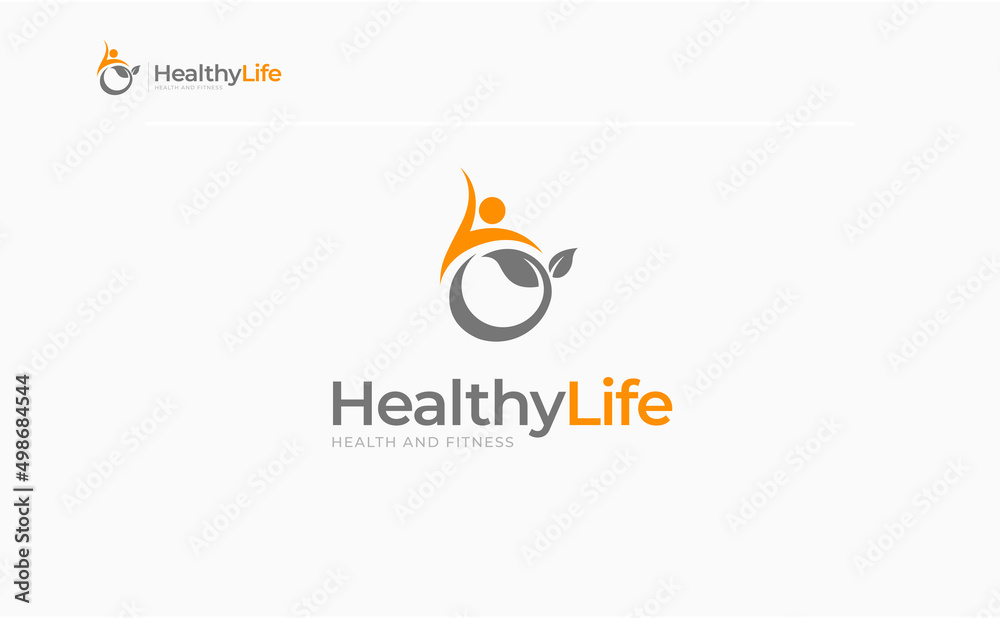 It is a natural health and wellness logo. The logo is suitable for ...