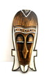 Stara drewniana maska afrykańska szamana plemienna
