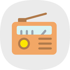 Sticker - Radio Icon