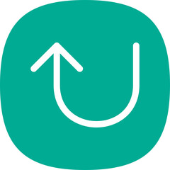 Sticker - U Turn Icon