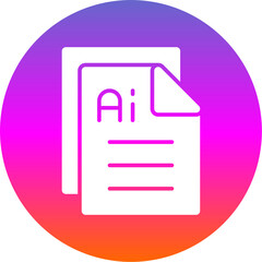 Poster - Ai Format Icon