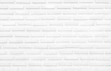  White grunge brick wall texture background for stone tile block painted in grey light	