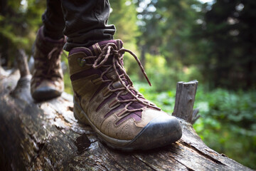 Wall Mural - a hiking boots