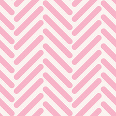 Poster - Vector chevron pattern, pink geometric abstract background