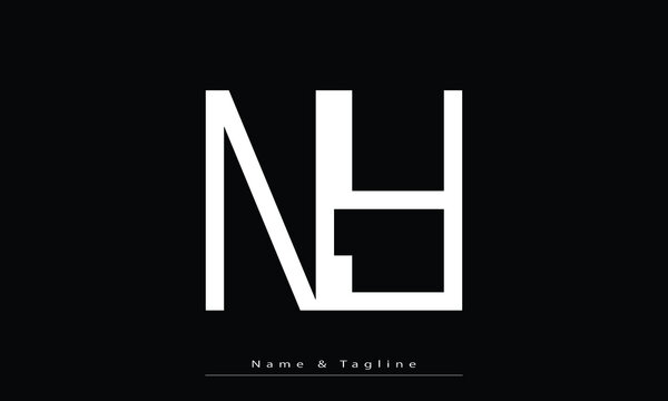Alphabet letters Initials Monogram logo NY , YN