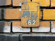 Old Wall With Number