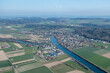 aerial view of Büren an der Aare