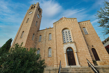 Wall Mural - Saint Grigoris church in Aegina island, Greece