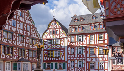 Canvas Print - Historische Altstadt von Bernkastel-Kues