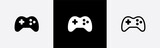 Fototapeta  - Game console icon sign symbol, vector illustration