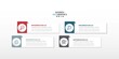 © Naiswari Graphics - Modern colorful business process. simple elements design with 3d look and marketing icons. Eps10 Vector infographic with 4 options or steps.