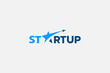 © cahiwak - startup logo with a star and rocket as letter 'A'