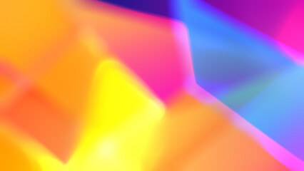 Poster - Soft, blurred and colorful abstract background. Bright and dynamic multi-colored background in 4k resolution. Vibrant colors. Copy space.