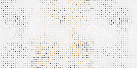 Poster - Abstract Colorful Spotted Pixels Pattern, Geometric Mosaic Texture - Generative Art, Vector Background