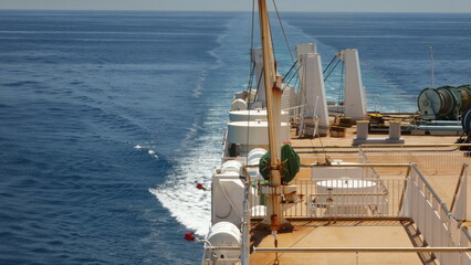 Wall Mural - yacht in the sea