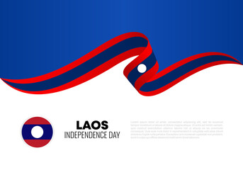 Wall Mural - Laos independence day background for celebration on December 2nd.