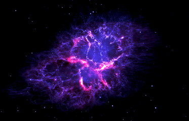 Wall Mural - colorful space background. elements of this image furnished by nasa.
