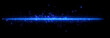 シンプルなネオンのように発光する直線　ライン　横線　発光　光　幻想的　ネイビー　コバルトブルー　青