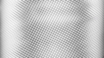 Abstract Grid Shimmer. Loop. A stream of white light penetrates a moving high-tech fine steel mesh