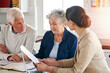 © Anne B/peopleimages.com - Its important to know what you want out of retirement. Cropped shot of a senior couple getting advice from their financial consultant.