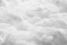 Cotton Texture White Soft Fiber Background