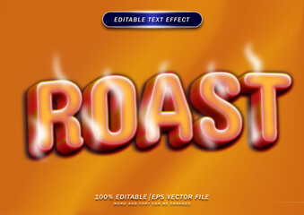 Poster - Roast text style editable effect