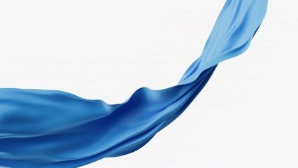 Canvas Print - Flowing wave cloth, 3d rendering.