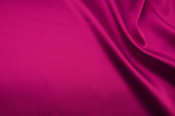 Wall Mural - Pink satin fabric as background
