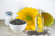 sunflower oil and seeds