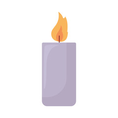 Poster - purple candle icon