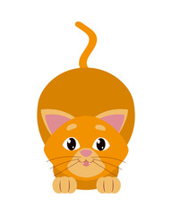 Sticker - cute kitty icon