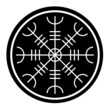 Helm of awe symbol icon
