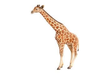 Aufkleber - giraffe toy figurine isolated on white background