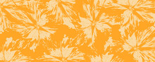 Abstract Orange Gradient Background. Leaves Orange Background.