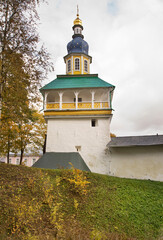 Wall Mural - Holy gate of Pskov-Caves (Pskovo-Pechersky) Dormition monastery in Pechory. Pskov oblast. Russia