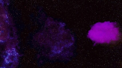 Wall Mural - abstract photo of a colorful purple and blue space nebula