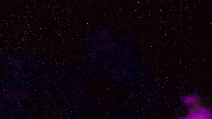 Wall Mural - abstract photo of a colorful purple and blue space nebula