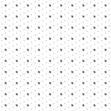 Square Seamless Background Pattern From Geometric Shapes Are Different Sizes And Opacity. The Pattern Is Evenly Filled With Small Black Zodiac Virgo Symbols. Vector Illustration On White Background