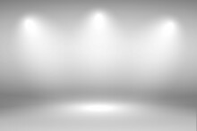 Abstract Gray Background. Grey Gradient Background Blank Trade Show Booth For Designers. Background Empty Room With Space For Your Text And Picture. Vector Eps10