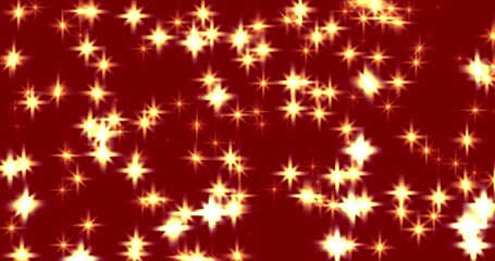 Wall Mural - stars blink, shine, fly, blur, animated video background, screensaver with stars for overlay, copy space
