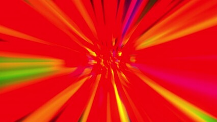 Poster - Colorful glowing lines. Computer generated 3d render