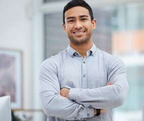 Poster - Every day is a chance to improve. Shot of a young businessman in his office.