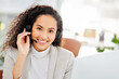 © Anela Ramba/peopleimages.com - Fielding dozens of call with utmost professionalism. Portrait of a young businesswoman wearing a headset while working on a computer in an office.