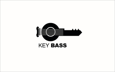 Wall Mural - key bass music Production Logo Design symbol inspiration